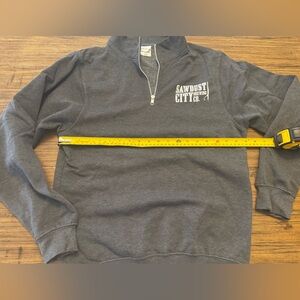 SAWDUST CITY 3/4 ZIP SWEATER